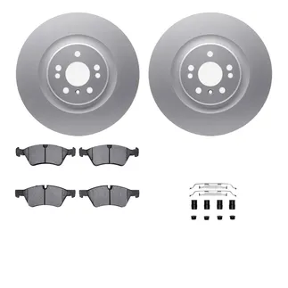 R1 Concepts WDUH1-63221 Carbon Series Brake Rotors W/ 5000 Oep Brake Pads & Hdw